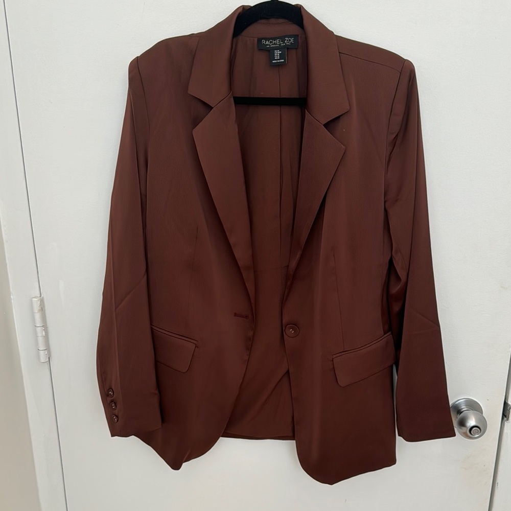 Rachel Zoe Brown Blazer